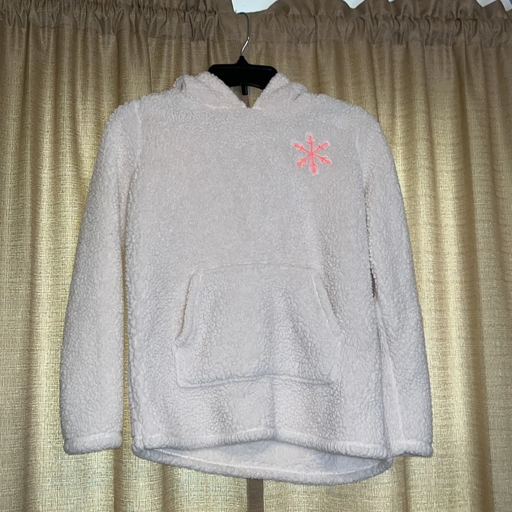Cat & Jack Pajama Set Plush Hooded Top and Unicorn Fleece Pant Girls XL